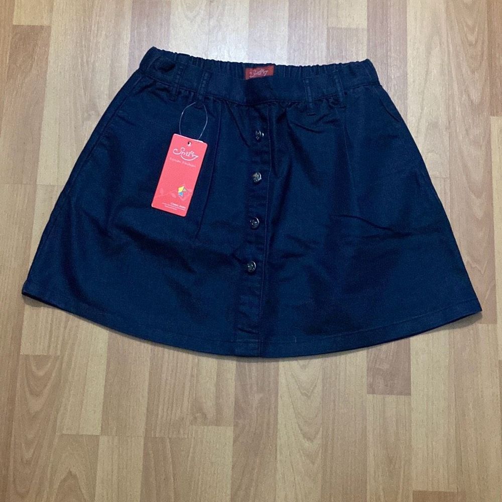 Style J Fashion Blue Mini Skirt Denim Jean Women 30 / US 10 NWT